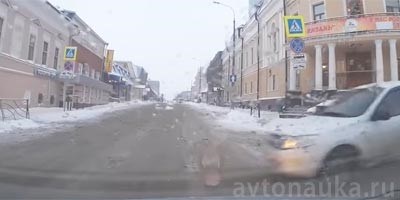 Перед наступлением автомобильной аварии