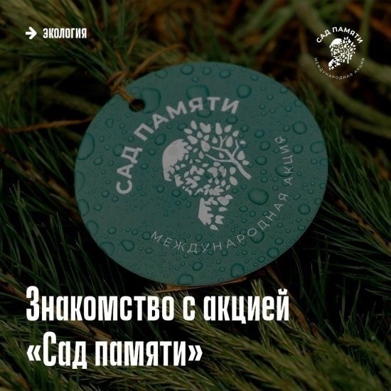 В рамках акции «Сад памяти» в КЧР будет высажено около 9 000 саженцев.