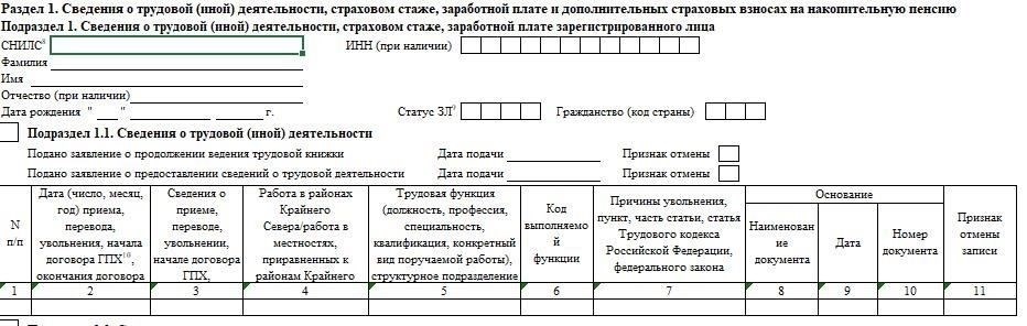 Альтернативы EFS-1 для ведения учета увольнений сотрудников