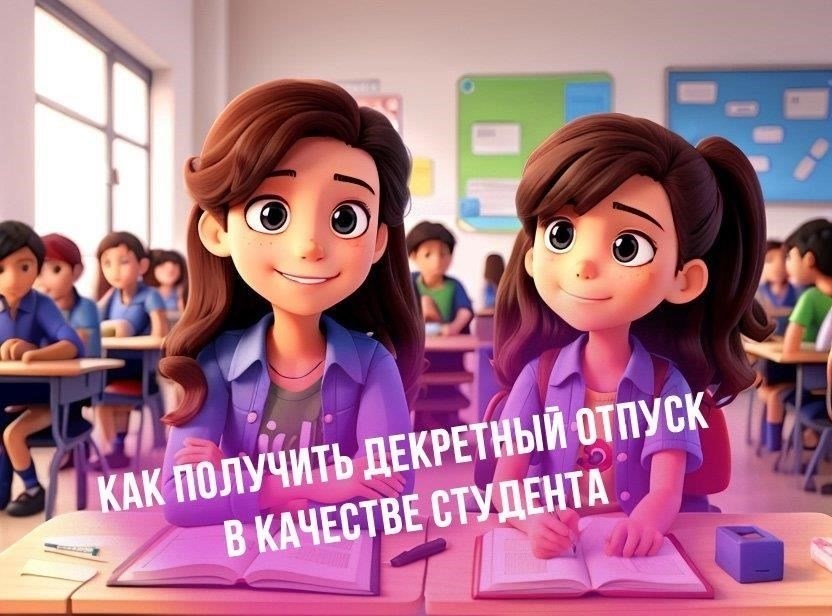 Как подать заявление на декретные выплаты в качестве студентки
