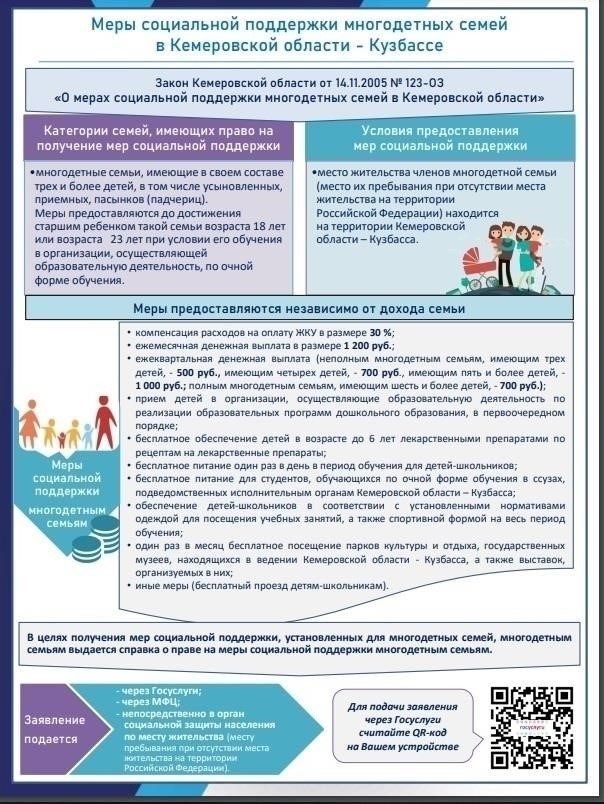 Подробный план информационной статьи о мерах социальной поддержки
